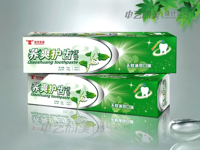 北京东方五谷 荞爽牙膏包装设计