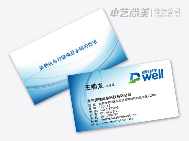  北京德隆威尔科技公司 标志设计